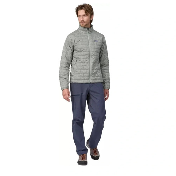 Patagonia Men's XXL Nano Puff Jacket Puffer Grey Sleet Green Insulated NWT - Picture 9 of 11